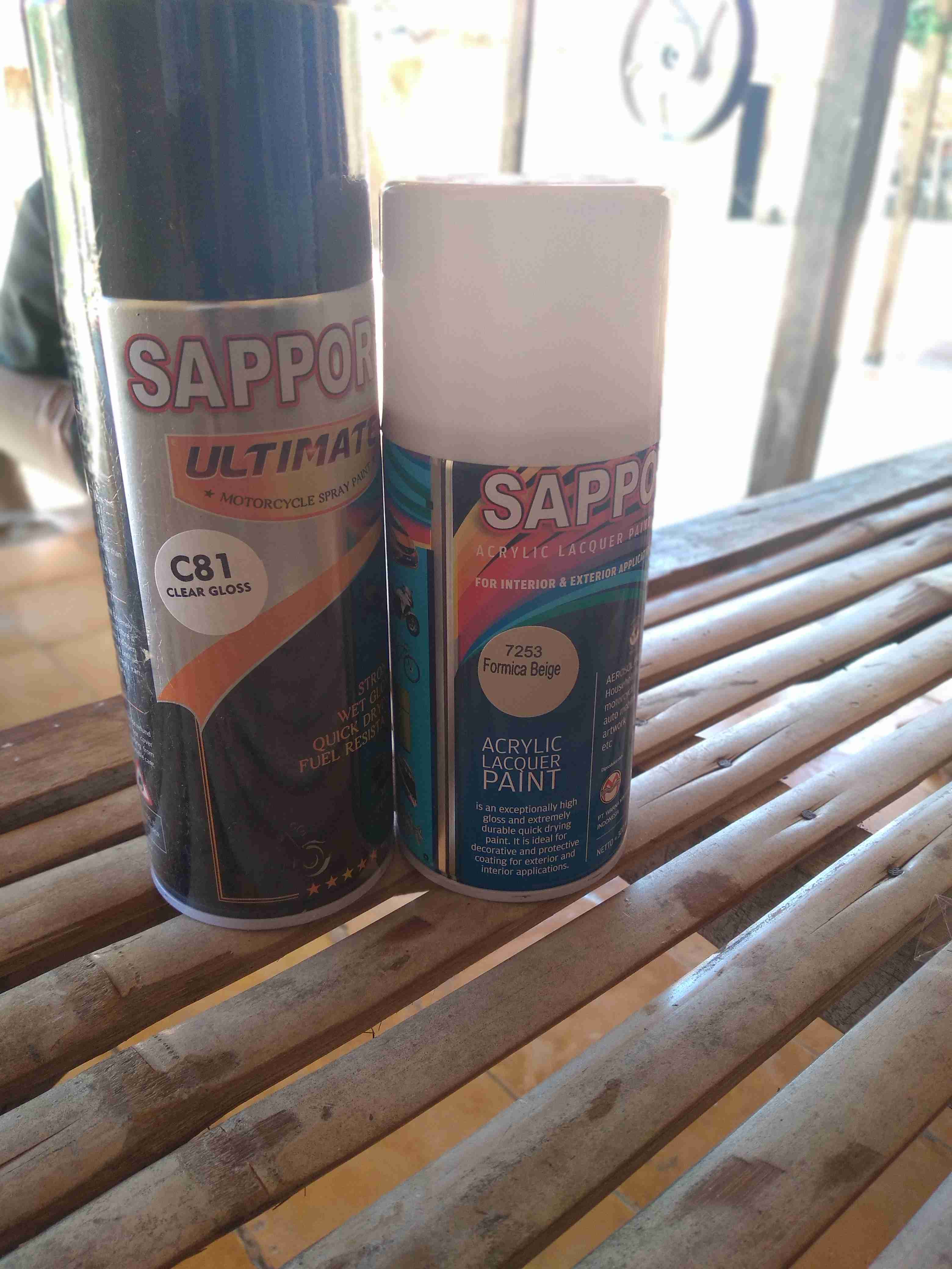 Formica Beige 7253 -- Sapporo Spray Paint Cat Semprot Aerosol