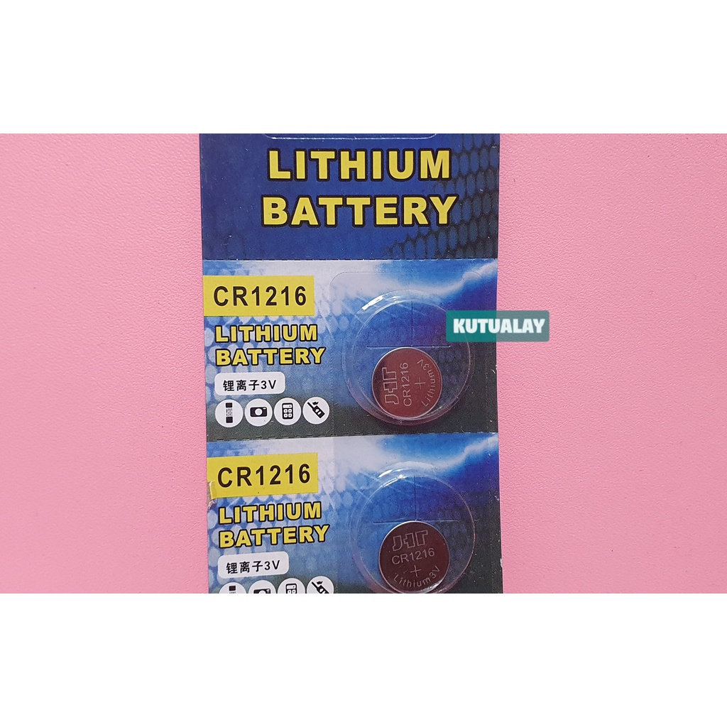 Baterai CR1216 3V Battery CR 1216 Batre Lithium Cell