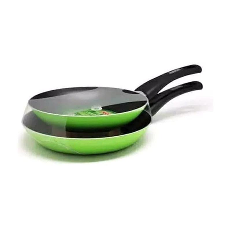 Teflon MAXIM 2 Set Fancy Fry Pan / Panci Anti Lengket HAL2SET Maxim HAL2SET (18cm 22cm FP)