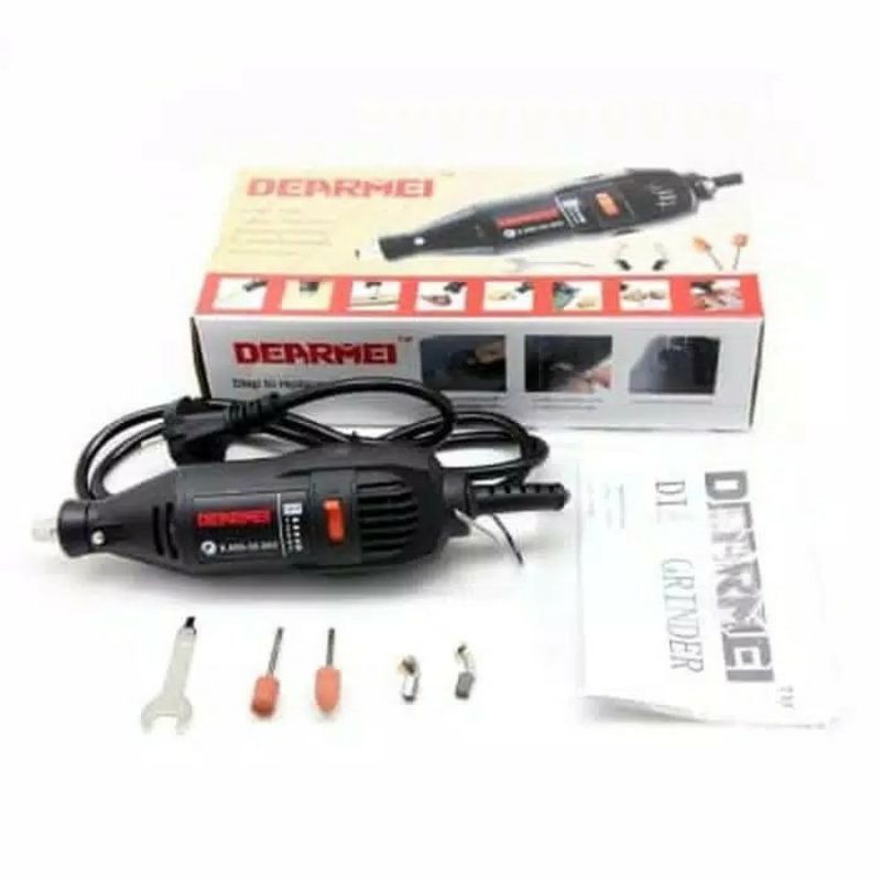 Mesin Bor Mini Die Grinder Elektrik Drill Gerinda Tuner Cuner 8000-30.000 RPM-130W