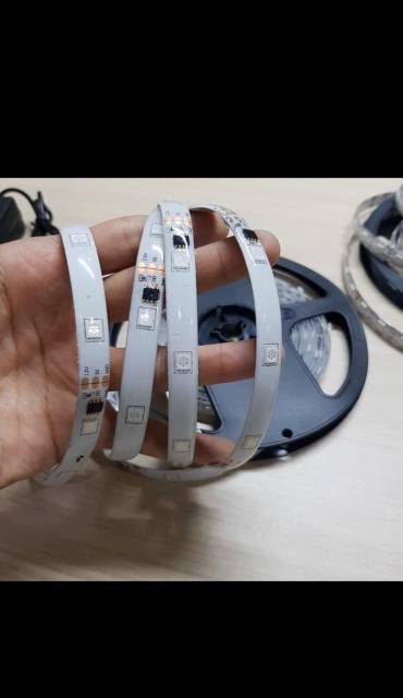 Led Strip RGB 5050 IP44 Nyala Otomatis Running Gerak Tanpa Remote