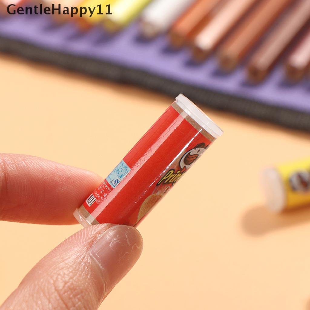 Gentlehappy 1 set / 3 pcs Miniatur Botol Keripik Kentang Untuk Dekorasi Rumah Boneka
