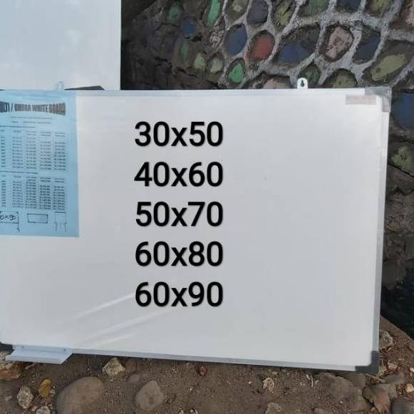 

Termurah dan terbaik >> Whiteboard Terlaris /Papan tulis murah 60 X 90 cm
