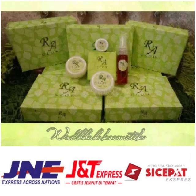 Bisa COD | RA GLOW SKINCARE (RA Glow Paket Cream Pemutih Wajah)