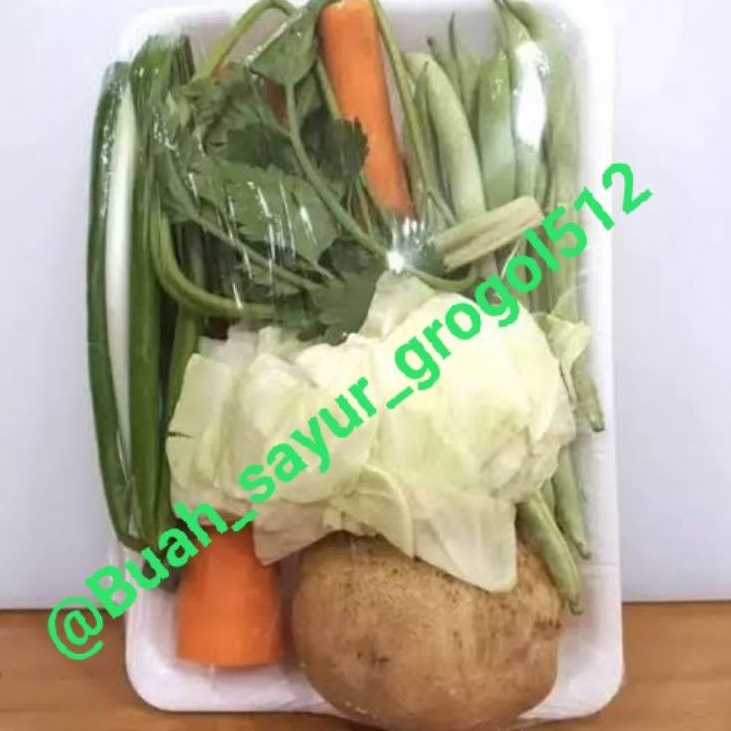 

Paket sayur sop lengkap + bumbu racik_ per bungkus