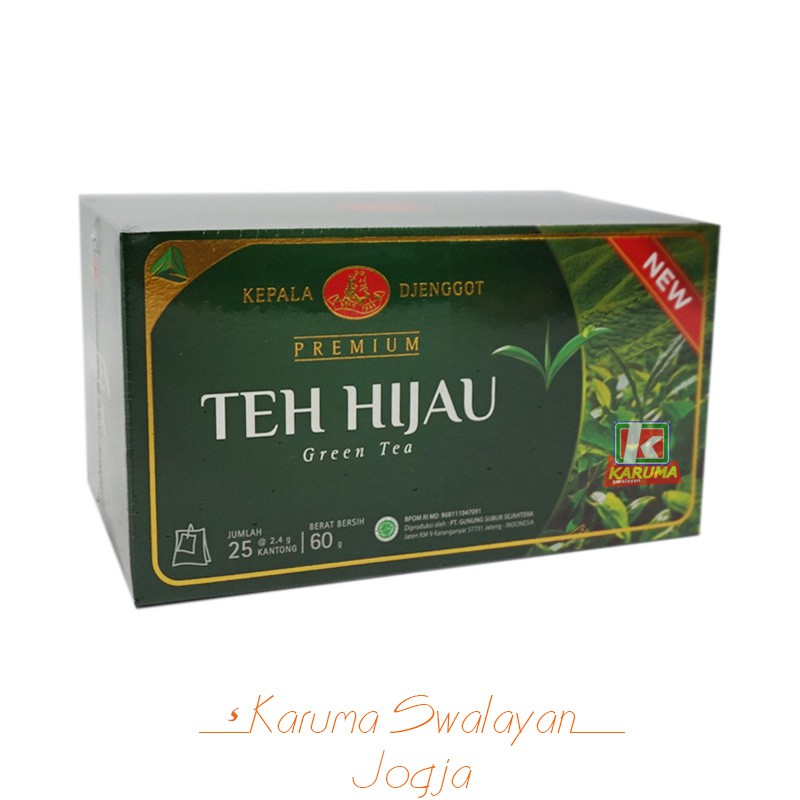 

Teh Hijau Kepala Jenggot 60gr isi 25 pcs | Kepala Jenggot Green Tea Bag Isi 25