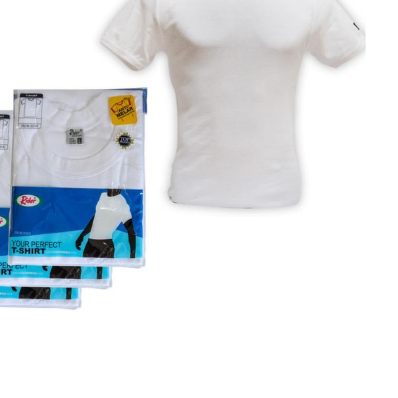 Kaos Oblong Rider | Kaos Oblong Putih | Oblong polos | Kaos anti melar | Oblong Rider O neck