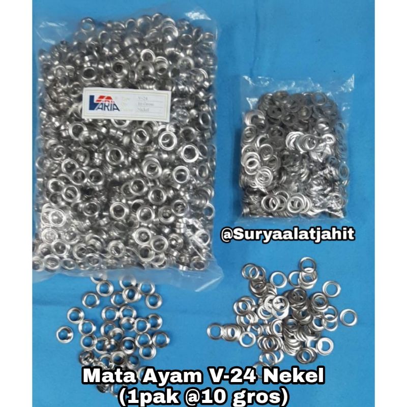 Mata Ayam V-24 Nekel isi 10gros @1pak =rp.101.000/10gros