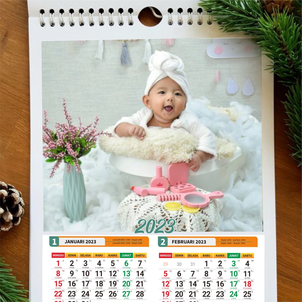 

Kalender Spiral 2024 Ukuran A3+ Custom PO 7 Hari