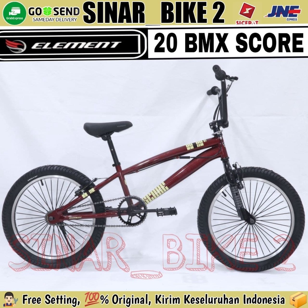 Sepeda Anak 20 Inch BMX Elemenet Score Stang Rotor Freestyle