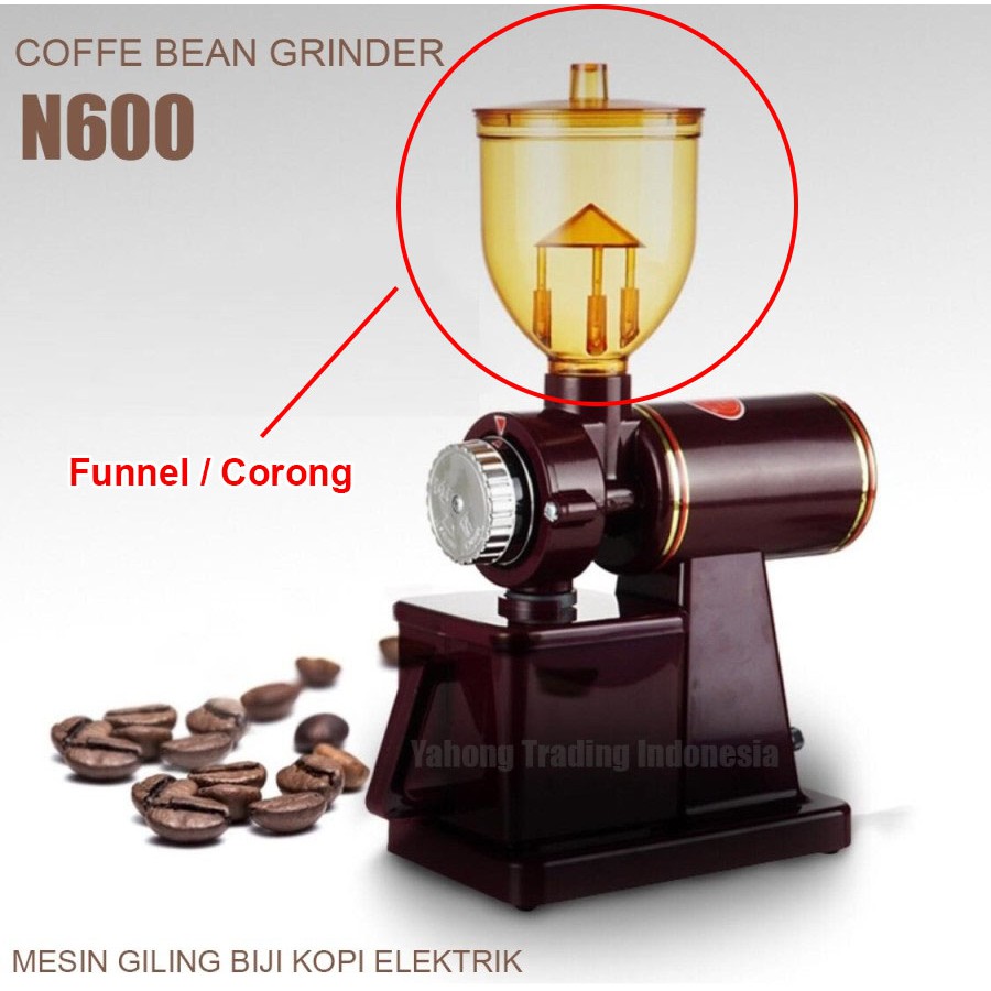 Funnel Corong Hopper Tabung Mangkok Wadah Coffee Grinder Kopi