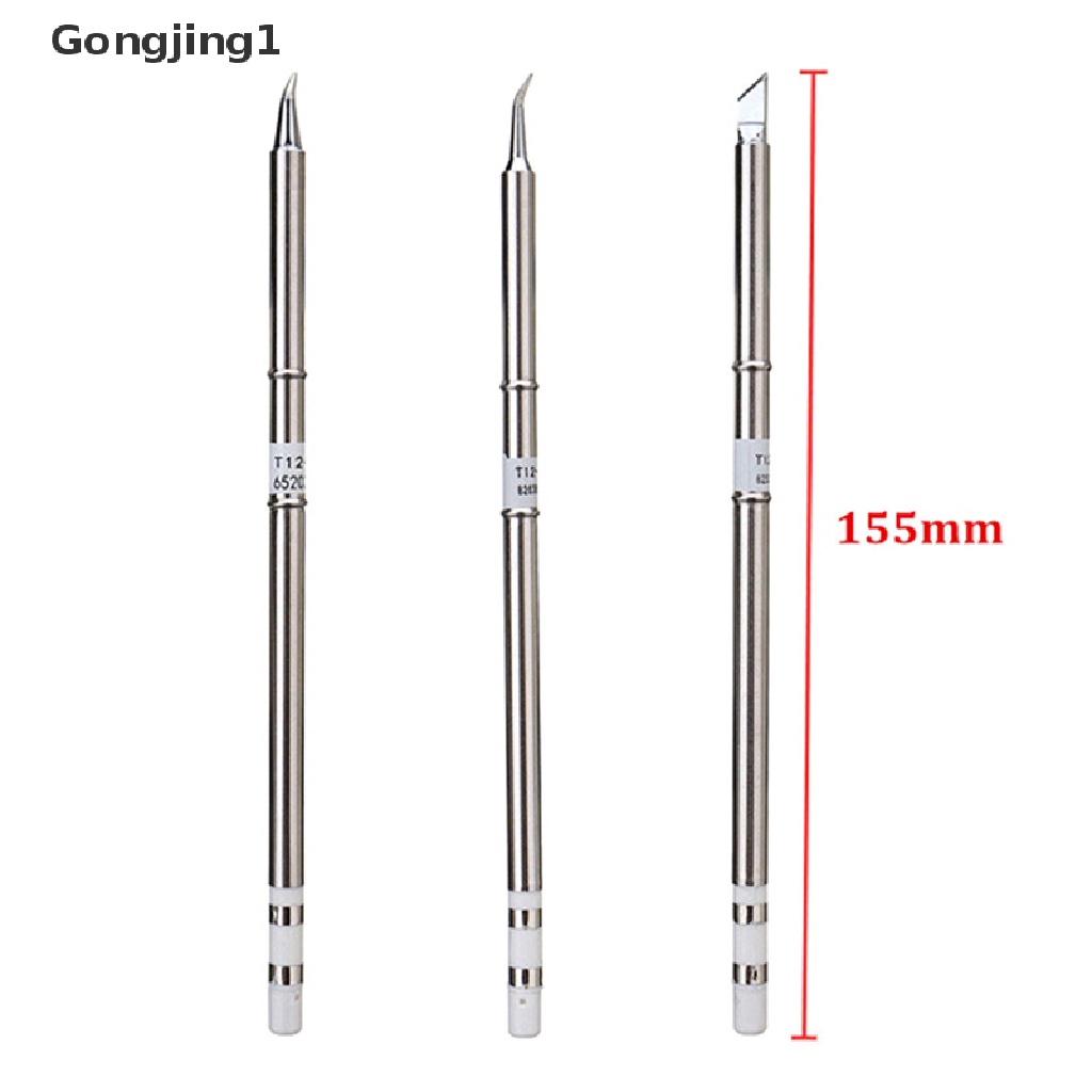 Gongjing1 1pc T12 Ujung Besi Solder Untuk station rework