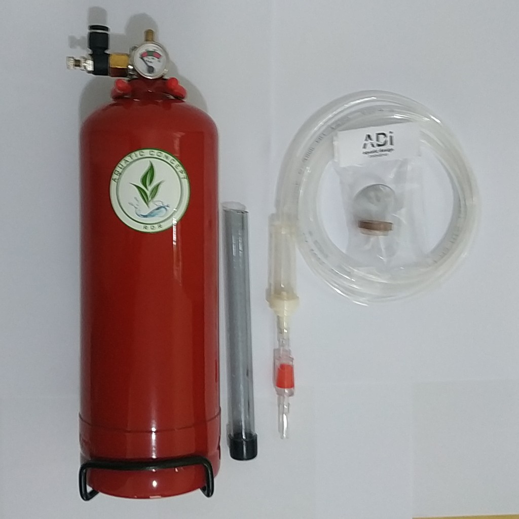 Kit CO2 DIY Tabung APAR 1kg (Valve Pneumatic) | Komplit tinggal pakai