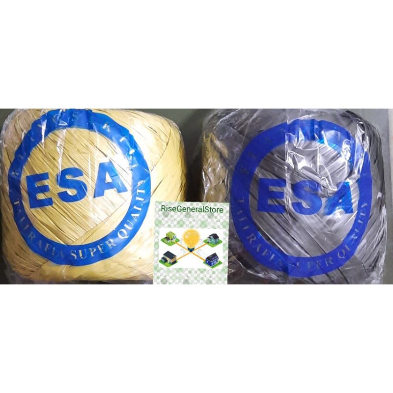 

Tali Rafia hitam/warna ESA tali Plastik Roll KUAT Rapia Rapiah