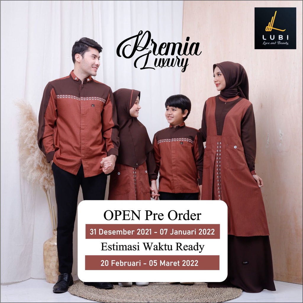 Sarimbit Premia Luxury Gamis Lubi Terbaru 2022