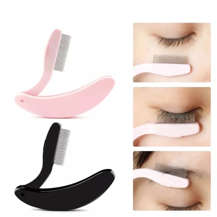 Make Up Brush 2In1  Eyelash Sikat Sisir  Maskara Wand Sikat Alis F061