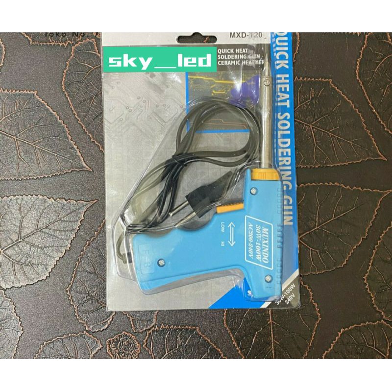 Solder Gun Solder Tembak Listrik 30W-100W Dual Heat Soldering Iron