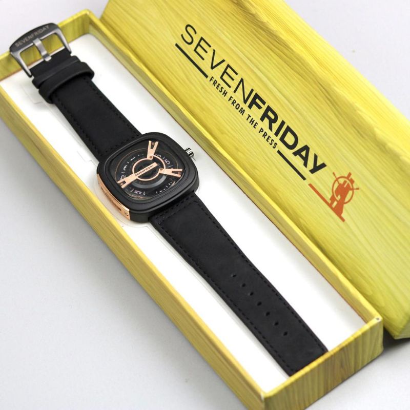 [6 VARIASI] Jam Tangan Pria SF Seven.Friday Kulit