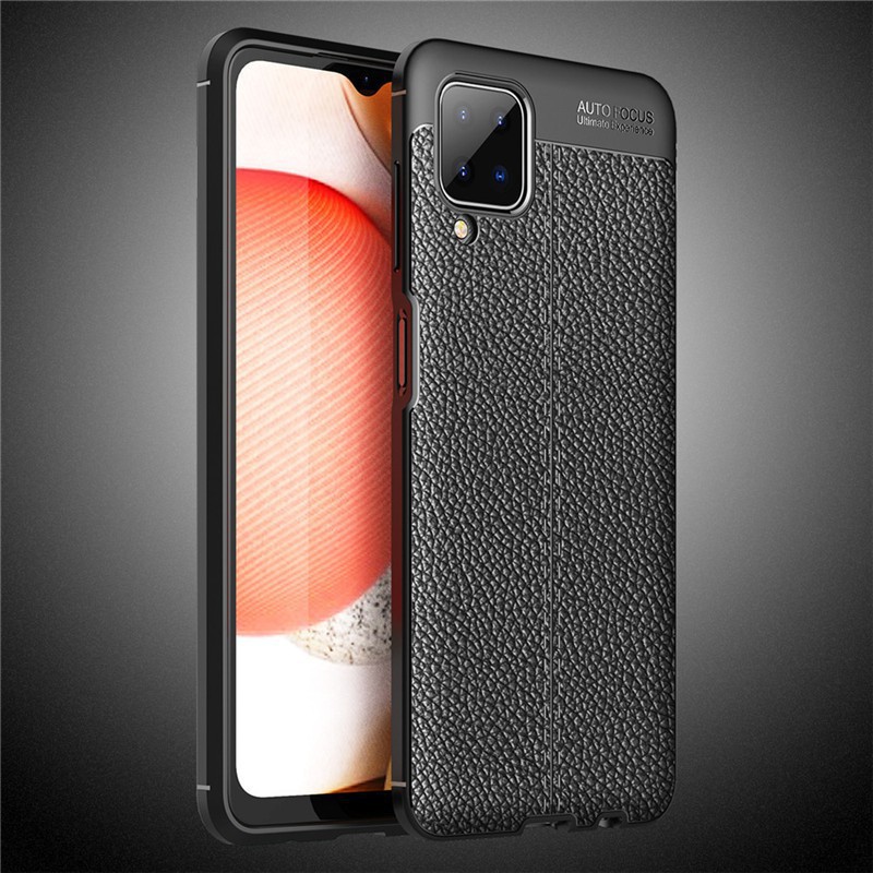 Autofocus Case Samsung M12 , M22 , M32  Softcase Hitam Kulit Jeruk Silikon Case