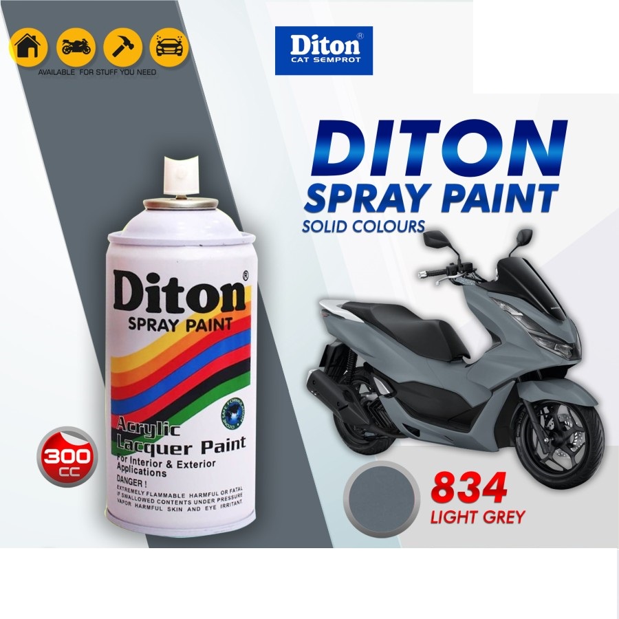 CAT SEMPROT DITON 300CC - LIGHT GREY 834