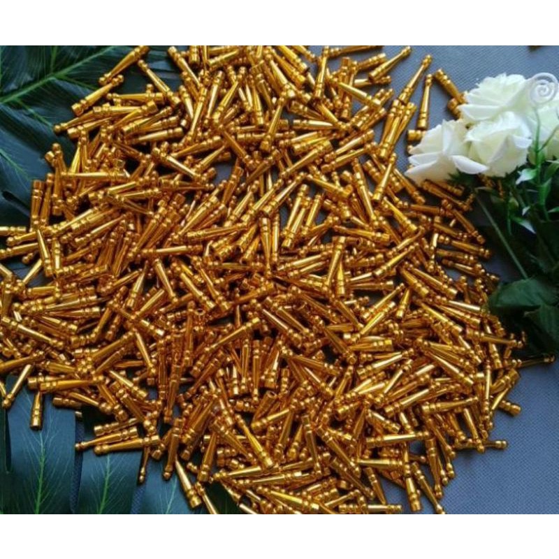 (12psc)Ujung Tasbih/bahan mahar/hias mahar mesjid/mahar mesjid/kubah mesjid