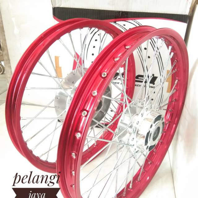 Velg Rossi Vixion new Vixion old tromol jari set velg 140 /160 x17