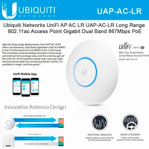 Jual Router Acces Point UNIFI AP AC LR ( UAP-AC-LR )