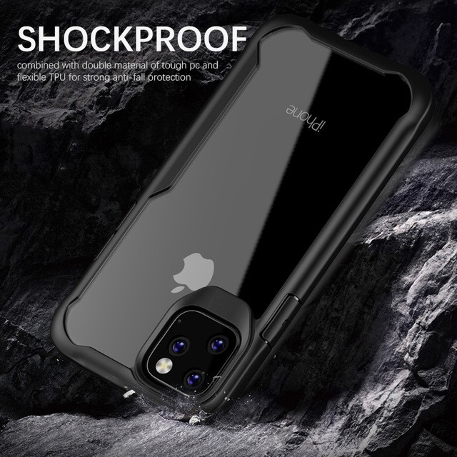 Case Iphone 11 Pro Max Armor Ipaky Shield Ultimate Transparent Premium Hardcase