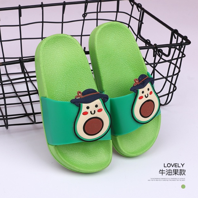 Sandal anak buah, sandal slip slop anak sepatu sandal buah stroberi sandal rumah sandal telor