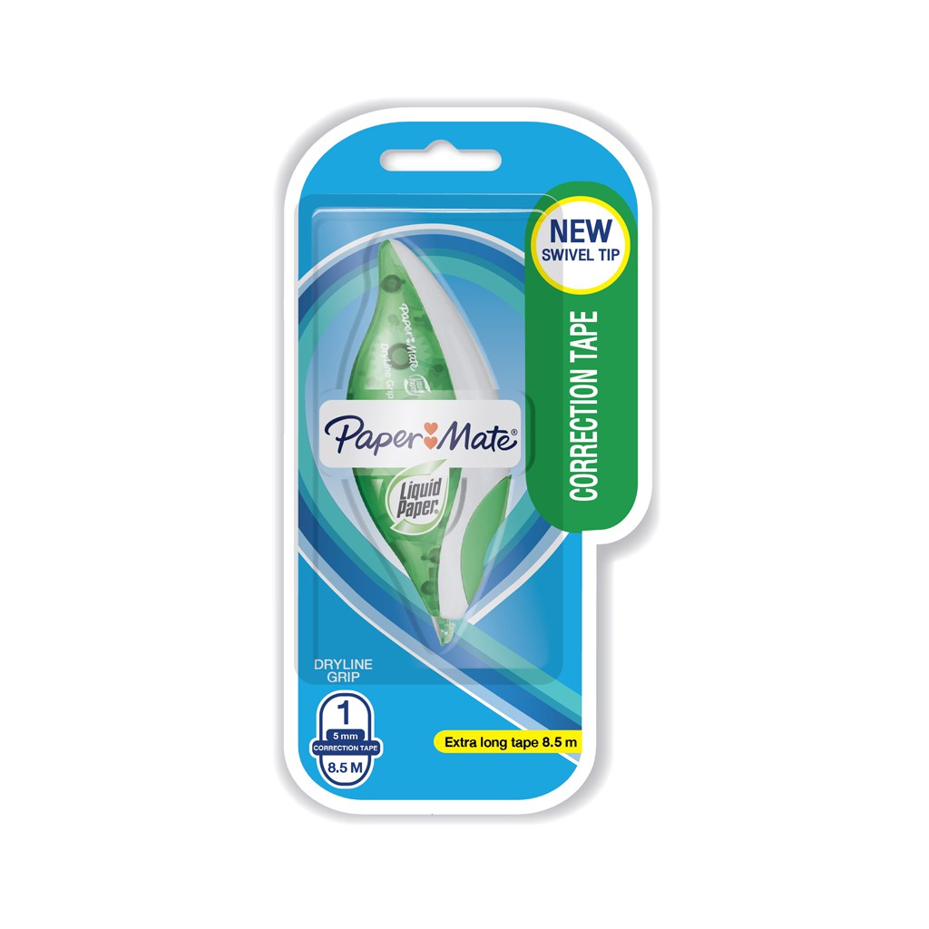 

Liquid Paper Correction Tape / Tip Ex Dryline Grip - Green