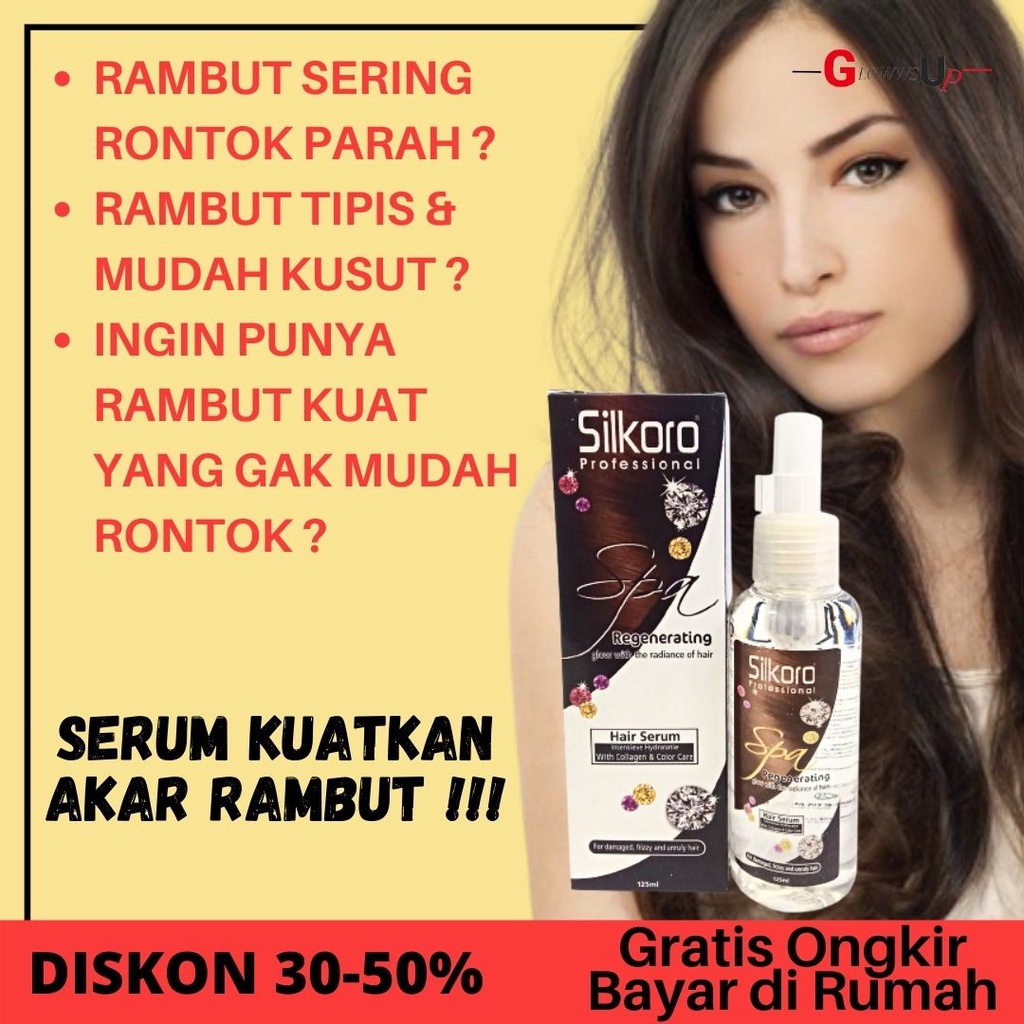 PERAWATAN RAMBUT - SERUM RAMBUT RONTOK - SILKORO PROFESSIONAL SPA HAIR SERUM 125ML - VITAMIN RAMBUT SILKORO SPA