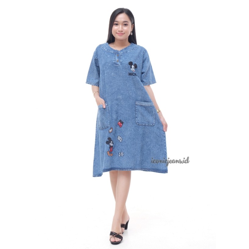 COUPLE DENIM DRESS MOM &amp; KIDS