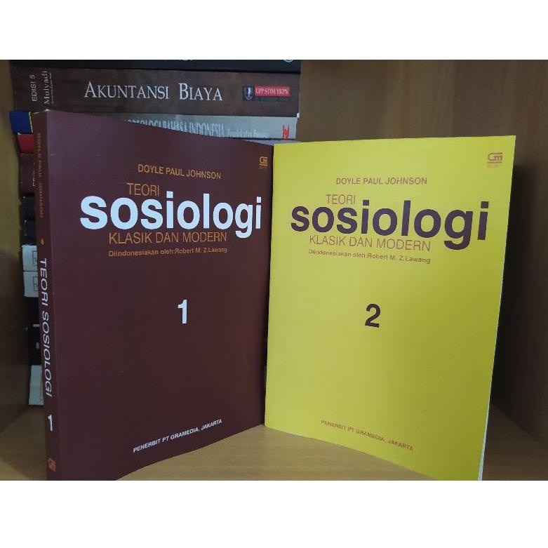 GV8 Teori Sosiologi Klasik dan Modern Jilid 1 dan 2 - Doyle Paul Johnson❉ (Big Sale)Terlaris ➻