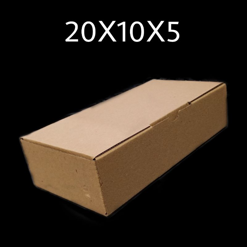 

KARDUS KARTON 20x10x5 cm --Die Cut dan easy usage-