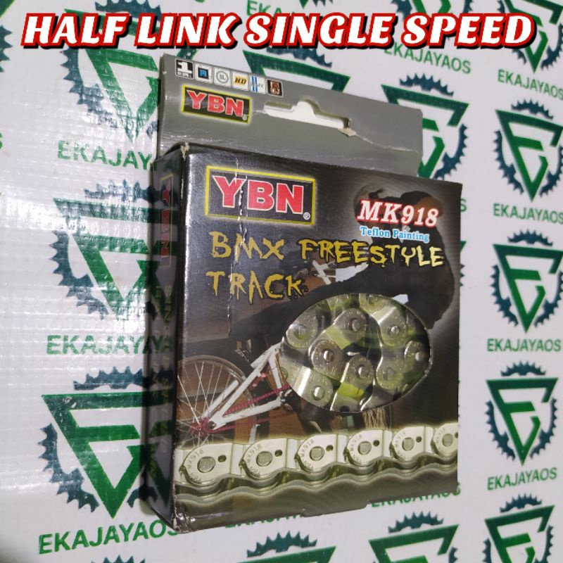 rantai ybn single speed - rantai half link - rantai sepeda ybn - rantai bmx - rantai fixie doltrap
