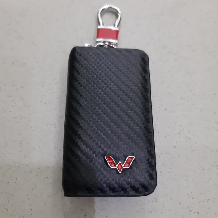 Dompet Kunci STNK + sim Mobil Wuling motif carbon