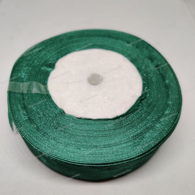 Pita Organdi POLOS 1 inch 2,5cm ±50 yard  Organza