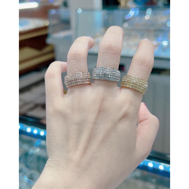 Cincin titanium mata baris 5