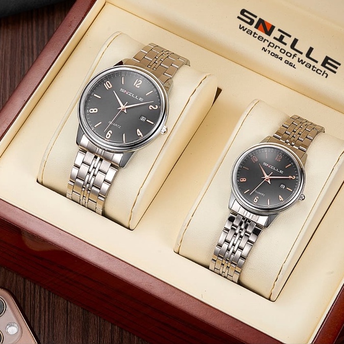 Jam Tangan SNILLE Couple Rantai Original Anti Air  Bisa Beli satuan