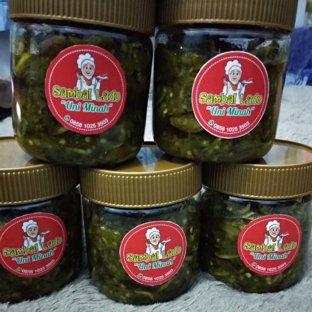 

Sambal Lado ijo uni Minah