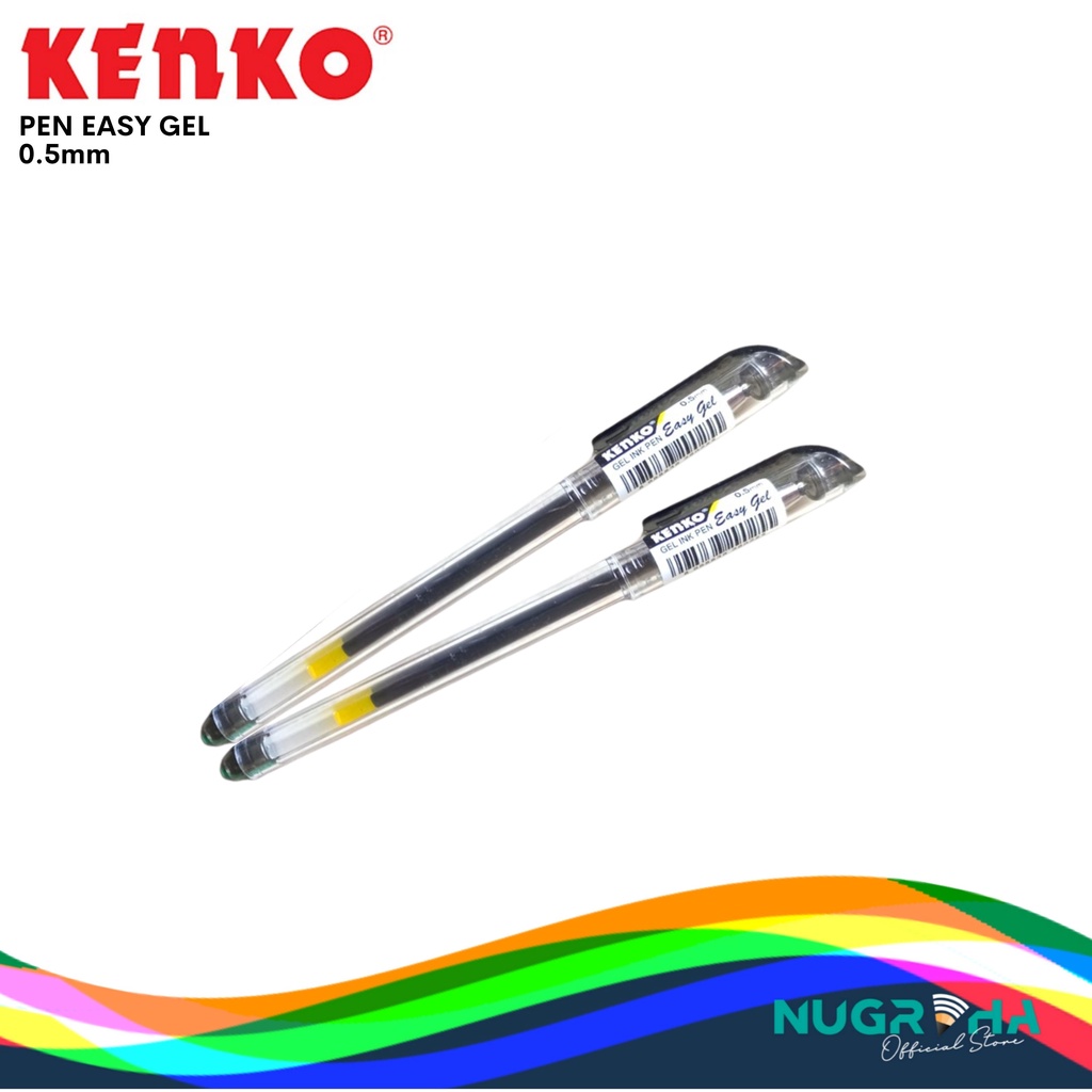 

BALLPOINT / PULPEN / PENA KENKO EASY GEL HITAM