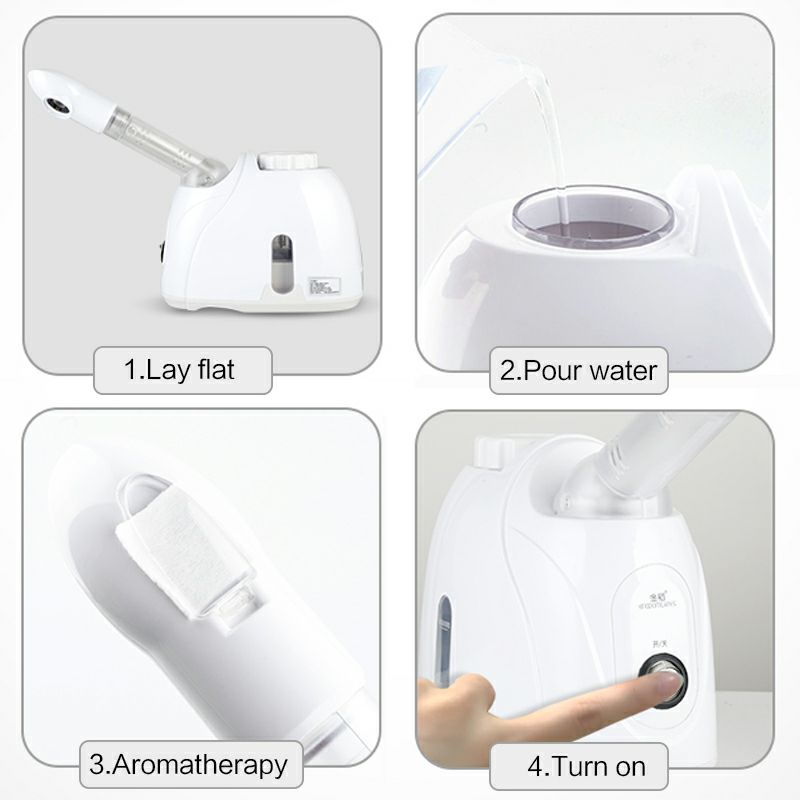 Alat Kecantikan Uap Wajah Mini Portable Hot Steamer VAPOZONE