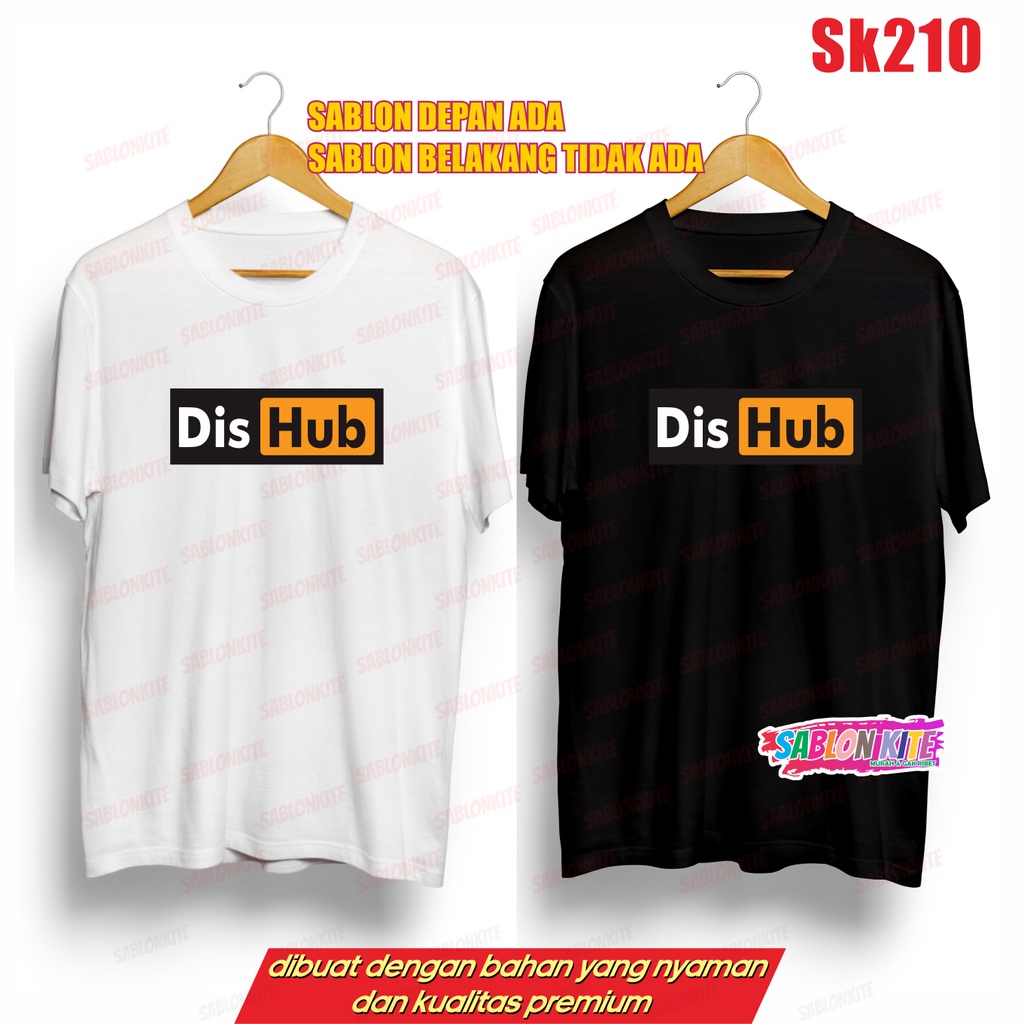 MURAH!!! KAOS PLESETAN DISHUB SK210 BAHAN COMBED 30S