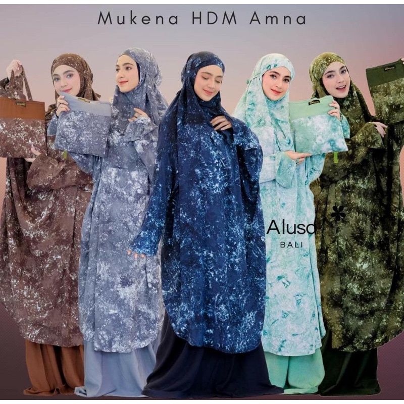Mukena HDM ( Berlengan ) AMNA by Alusa