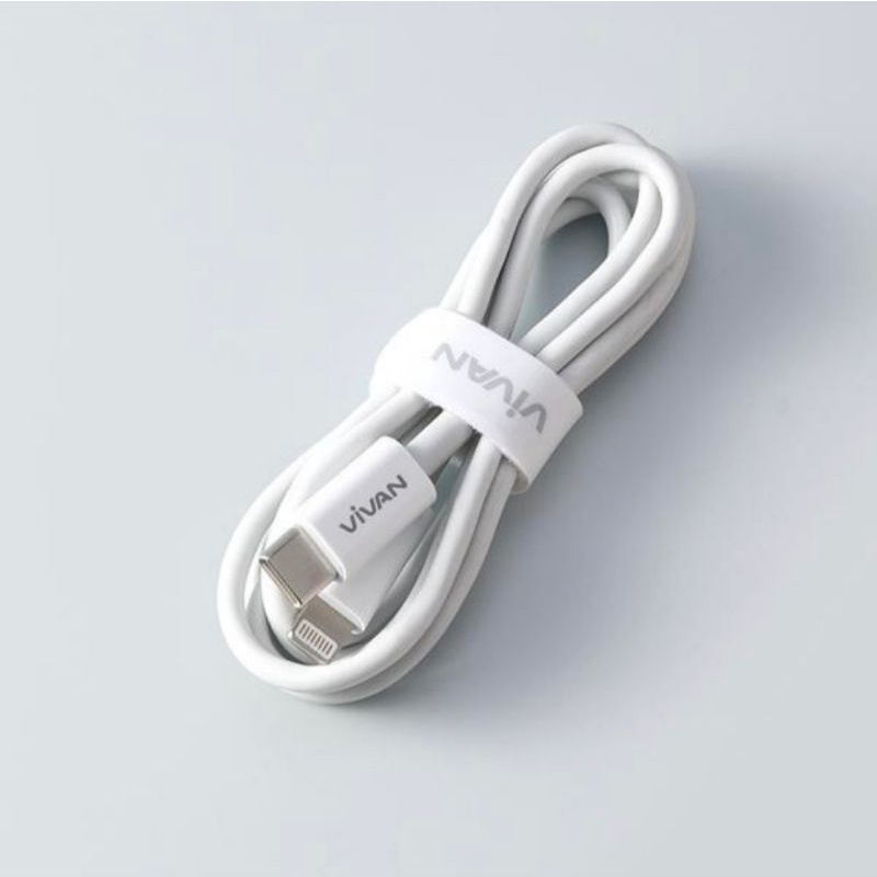 VIVAN Kabel Type C to iPhone 20W Fast Charging Power Delivery KCL100S Support Semua Type Smartphone - Garansi Resmi 1 Tahun