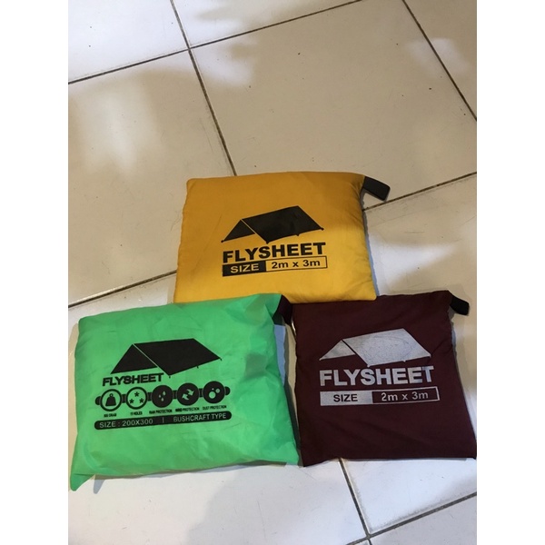 flysheet 2 x 3