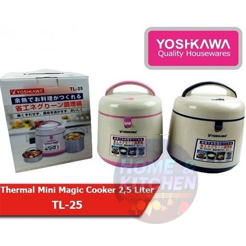Yoshikawa Thermal Mini Magic Cooker Panci Ajaib Pot Kukusan Steamer