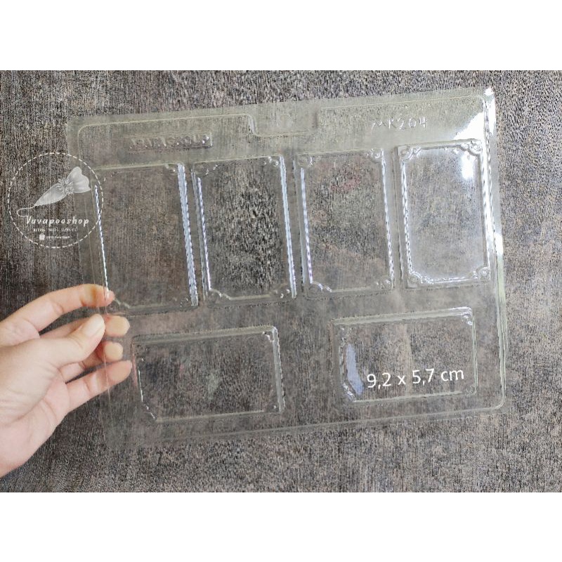 Mika Papan Coklat / Bingkai Coklat / Mika Cetakan Coklat / Cetakan Coklat Bingkai