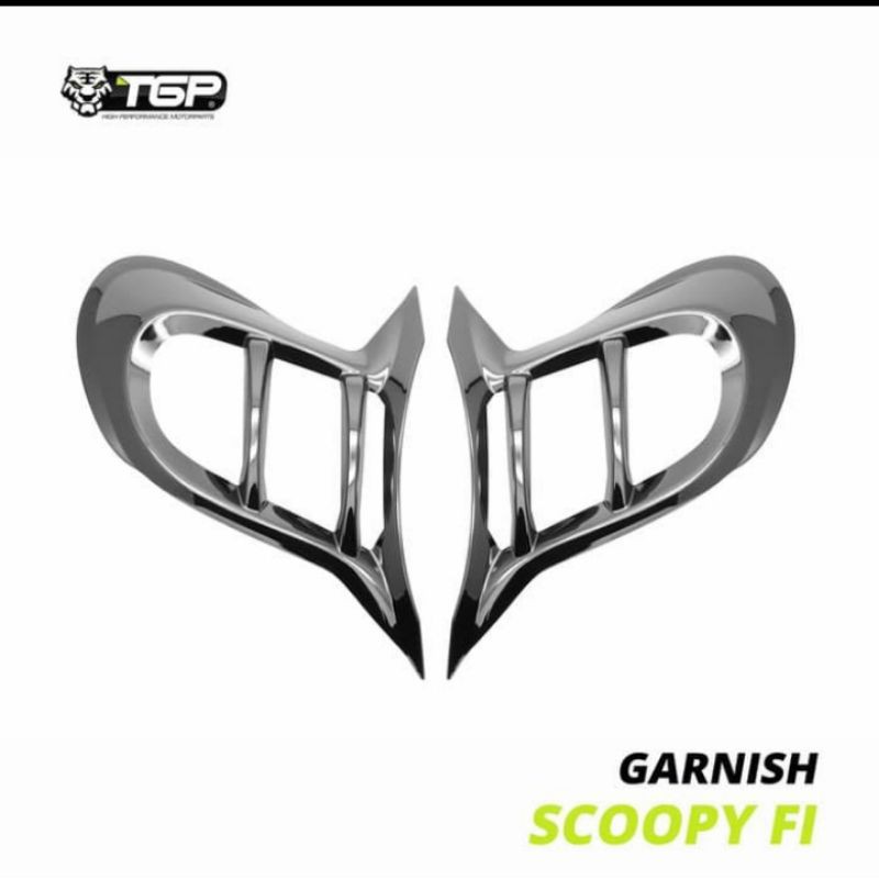 Garnish lampu depan Honda New Scoopy Fi