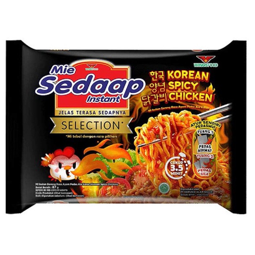 

mie sedap sedaap goreng korean spicy chicken 87